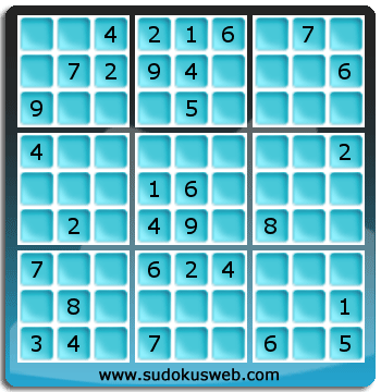 Sudoku von mittelmässiger höhe