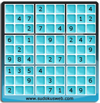 Sudoku von einfacher höhe