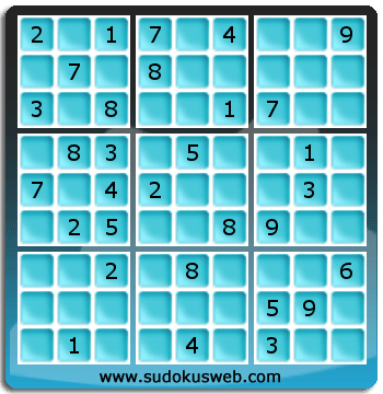 Sudoku von mittelmässiger höhe