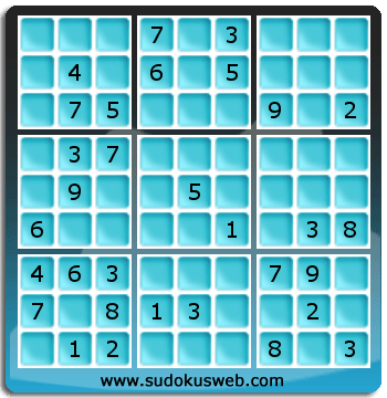 Sudoku von mittelmässiger höhe