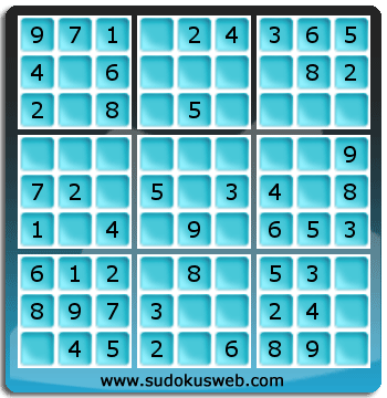 Sudoku de Niveau Très Facile Sudoku de Niveau Très Facile
