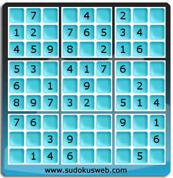 Sudoku von sehr einfacher höhe