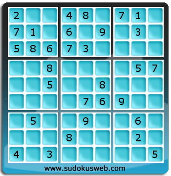 Sudoku von mittelmässiger höhe