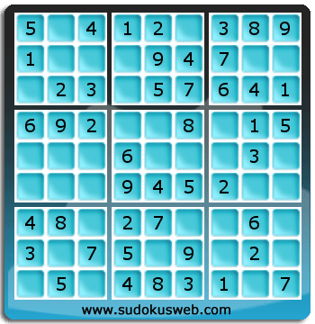 Sudoku de Niveau Très Facile