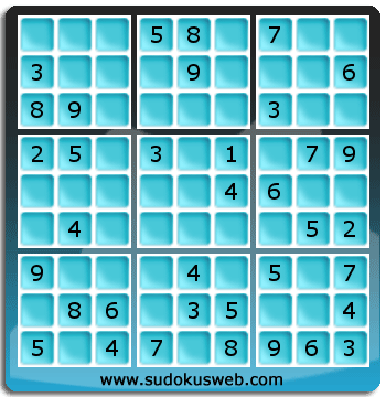 Sudoku von einfacher höhe