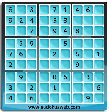 Sudoku von einfacher höhe