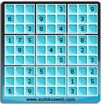 Sudoku von mittelmässiger höhe