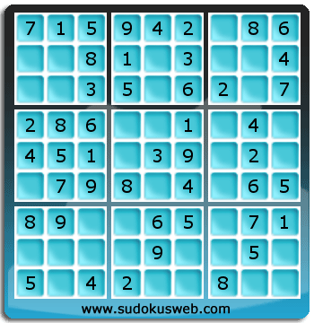 Nivel Muito Facil de Sudoku