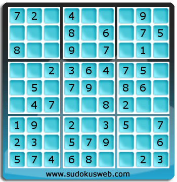 Sudoku de Niveau Très Facile