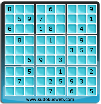 Sudoku von mittelmässiger höhe