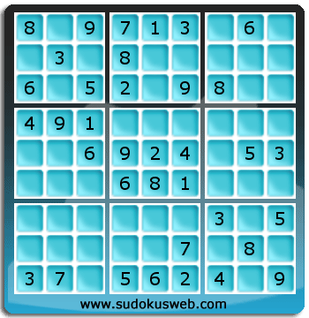 Nivel Facil de Sudoku Nivel Facil de Sudoku