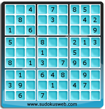 Sudoku de Niveau Facile Sudoku de Niveau Facile