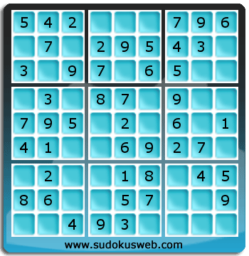 Sudoku von sehr einfacher höhe