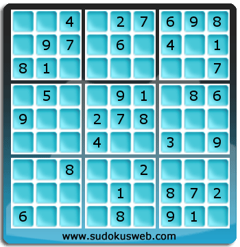 Sudoku von einfacher höhe