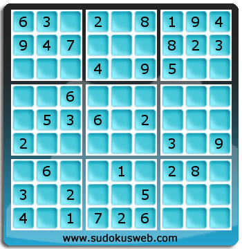 Sudoku von einfacher höhe