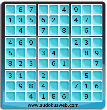 Sudoku de Nivel Muy Fácil