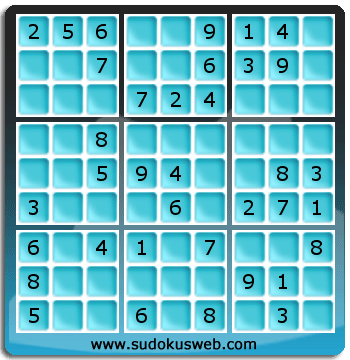 Sudoku von einfacher höhe