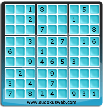 Sudoku von mittelmässiger höhe