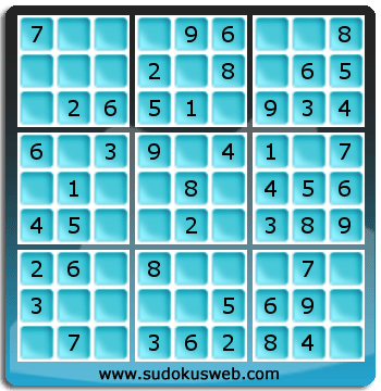 Nivel Muito Facil de Sudoku Nivel Muito Facil de Sudoku