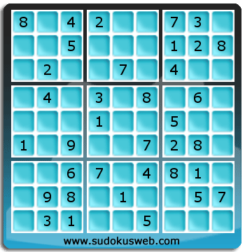 Sudoku von einfacher höhe