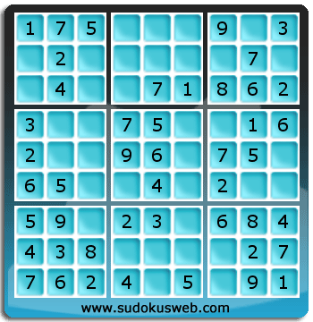 Sudoku de Nivel Muy Fácil