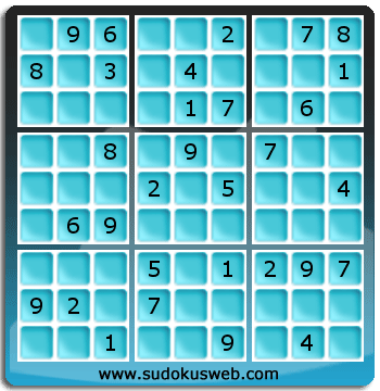 Sudoku von mittelmässiger höhe