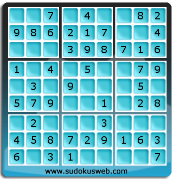 Sudoku de Nivel Muy Fácil