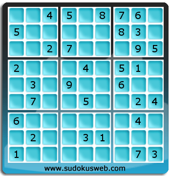 Sudoku von mittelmässiger höhe