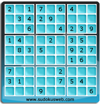 Sudoku von einfacher höhe