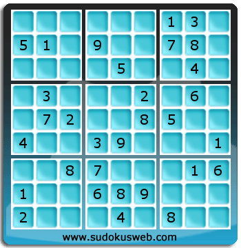 Sudoku von mittelmässiger höhe