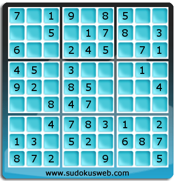 Sudoku de Niveau Très Facile