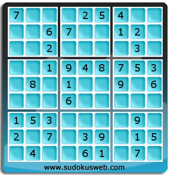 Sudoku von einfacher höhe