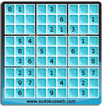 Sudoku von mittelmässiger höhe