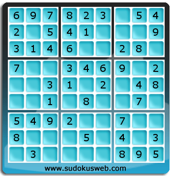 Sudoku von sehr einfacher höhe