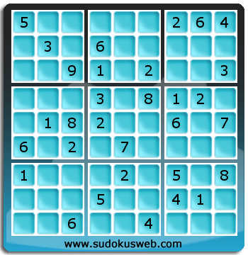 Sudoku von mittelmässiger höhe