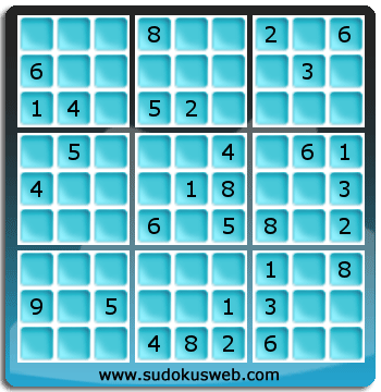 Sudoku von mittelmässiger höhe