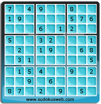 Sudoku von einfacher höhe