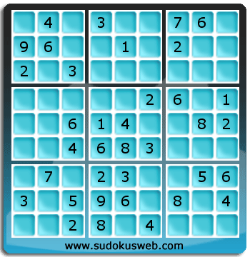 Sudoku von einfacher höhe