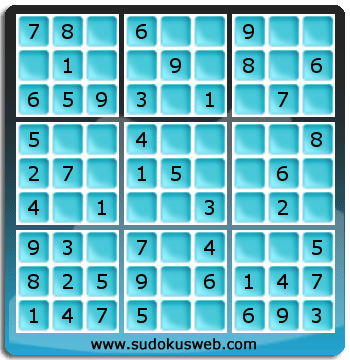 Nivel Muito Facil de Sudoku Nivel Muito Facil de Sudoku