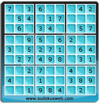 Nivel Muito Facil de Sudoku Nivel Muito Facil de Sudoku