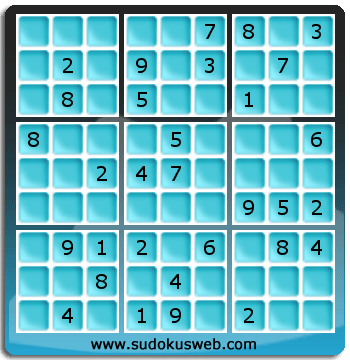 Sudoku von mittelmässiger höhe