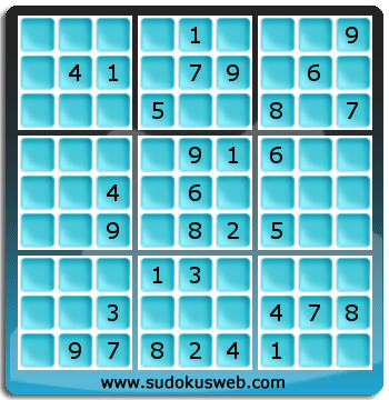 Sudoku von mittelmässiger höhe