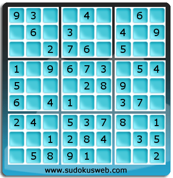 Nivel Muito Facil de Sudoku Nivel Muito Facil de Sudoku