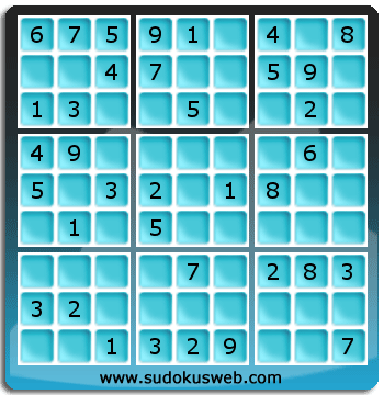 Sudoku von einfacher höhe