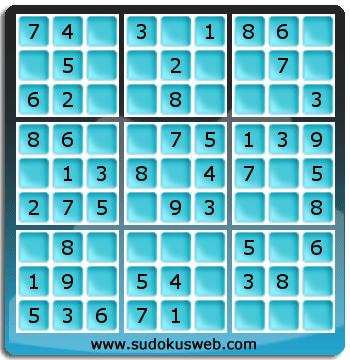 Sudoku von sehr einfacher höhe