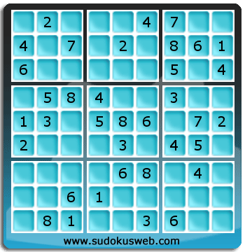 Sudoku von einfacher höhe