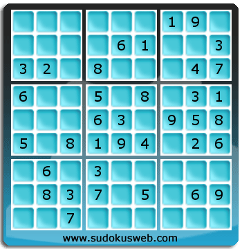 Sudoku von einfacher höhe