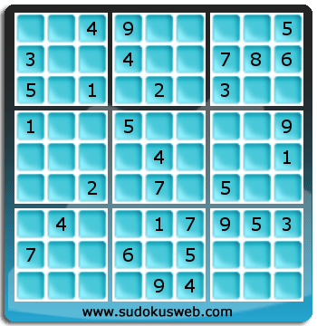 Sudoku von mittelmässiger höhe