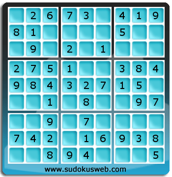 Sudoku de Niveau Très Facile