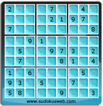 Sudoku von mittelmässiger höhe Sudoku von mittelmässiger höhe